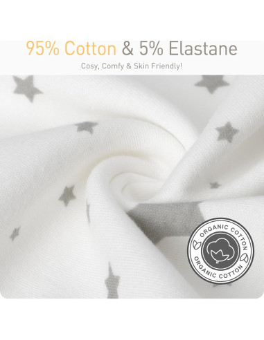 Saco de Swaddle Transicional Knirose Algodón Orgánico 0-3 Meses