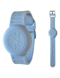 Pulsera Airtag Impermeable Tyanuzz Azul-Mariposa para Niños