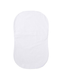 Sábana Ajustable HALO BassiNest 100% Algodón 76x40 cm Gris