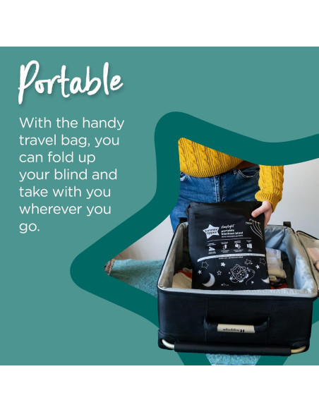 Cortina Portátil Tommee Tippee Sleeptime 130x198 cm Opaca