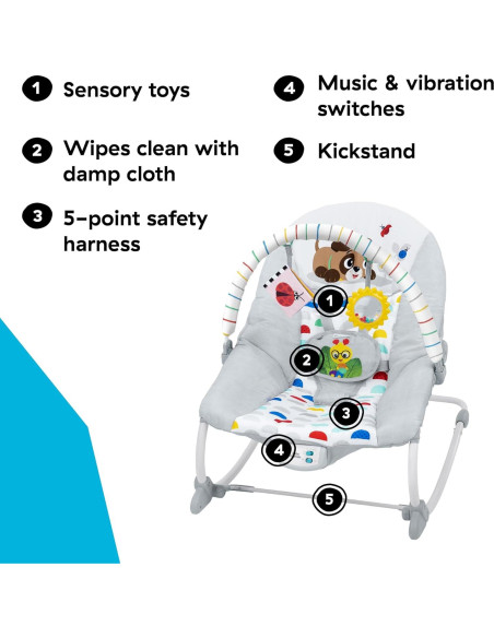 Baby Einstein Rocker Musical Deans Discovery para Bebés 0+