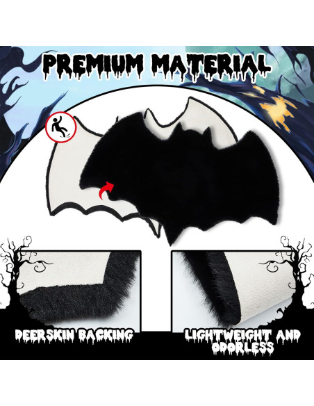 Alfombra de Murciélago Xuhal 27.94x33.02 cm Antideslizante