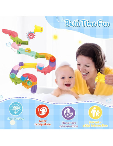 Juguetes de baño Taseyok con tobogán y ventosas para niños