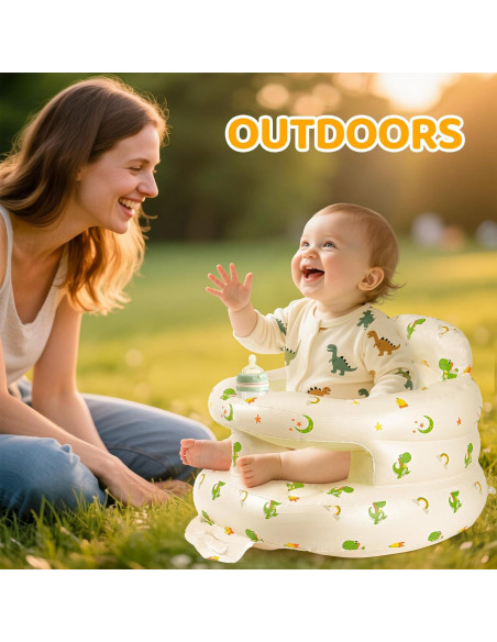 Silla Inflable para Bebés SSyang Dinosaurio 3-36 Meses