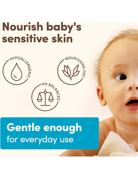 Aveeno Bebé Gel de Baño y Champú 2-en-1 532 ml - Hipoalergénico