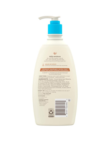 Aveeno Bebé Gel de Baño y Champú 2-en-1 532 ml - Hipoalergénico