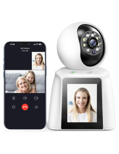 Cámara de Seguridad NAZRIO 2K con Audio Bidireccional