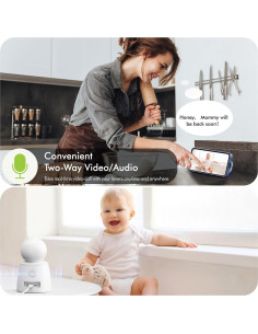 Cámara de Seguridad NAZRIO 2K con Audio Bidireccional 2