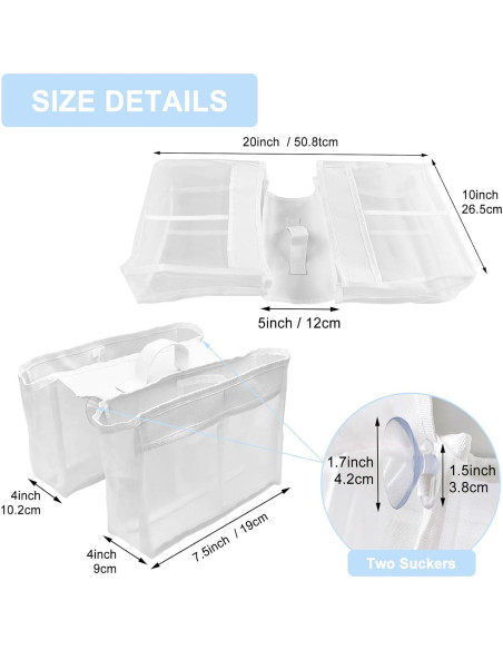 Organizador de Juguetes de Baño Cerpourt con 4 Compartimentos Organizador de Juguetes de Baño Cerpourt con 4 Compartimentos