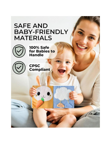 Conjunto Toodly Almohadilla para Rodillas y Libro Suave Bebés