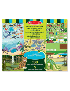 Almohadilla de Calcomanías Reutilizables Melissa & Doug - Hábitats
