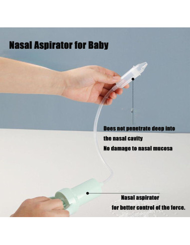 Aspirador Nasal Manual PandaEar para Bebés - Suave y Seguro