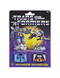 Transformers G1 2-Pack Frenzy y Laserbeak Figuras Coleccionables
