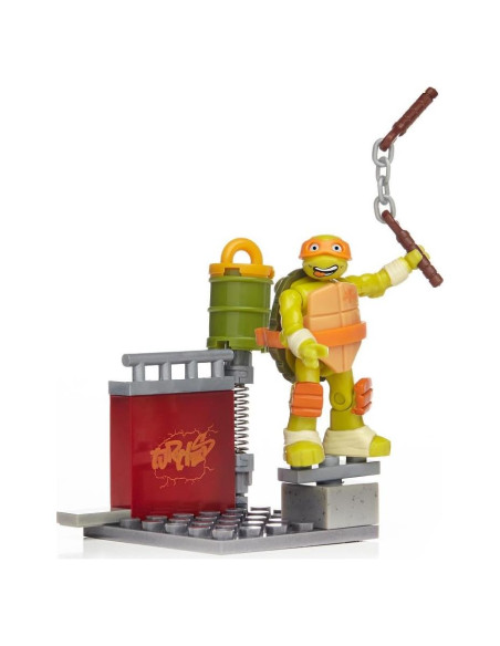 Set de Entrenamiento Nunchaku Mikey Mega Bloks Tortugas Ninja