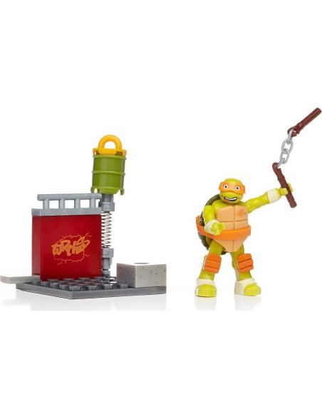 Set de Entrenamiento Nunchaku Mikey Mega Bloks Tortugas Ninja