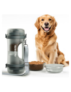 Botella de Agua 2-en-1 para Perros Gardner Pet, 1.4 L