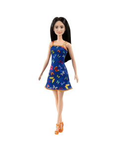 Muñeca Barbie 29 cm con vestido de mariposas - Mattel 2