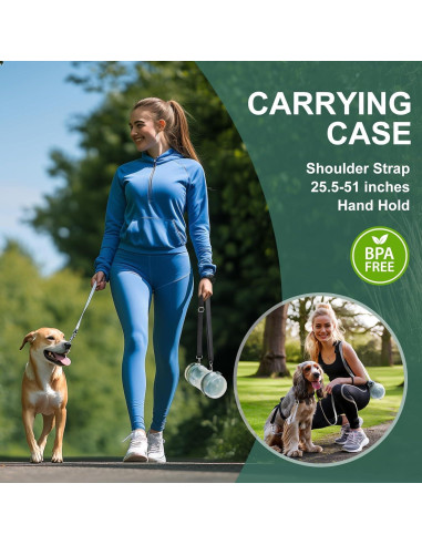 Botella de Agua 2-en-1 para Perros Gardner Pet, 1.4 L