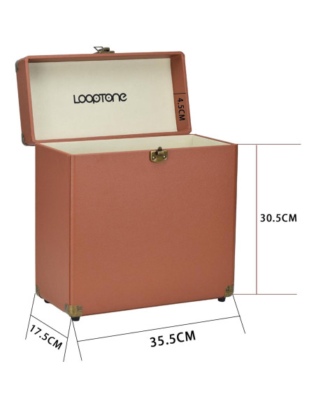 Estuche de Almacenamiento de Discos de Vinilo LoopTone 30 LPs