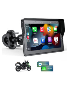 GPS para Motocicleta WonVon 5" con CarPlay y Android Auto