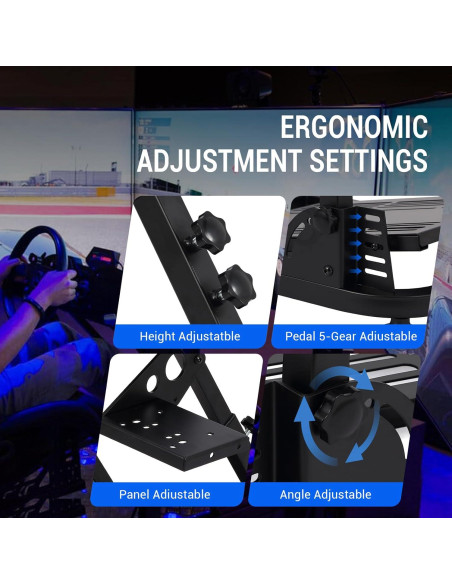 Soporte Plegable para Volante Hipicute Ajustable 20cm