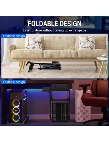 Soporte Plegable para Volante Hipicute Ajustable 20cm