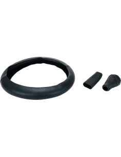 Kit Cubiertas de Silicona Modengzhe para Volante y Cambio Negro 2