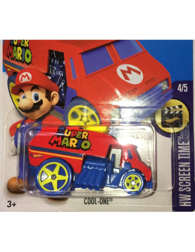 Hot Wheels Mario Bros Cool One Vehículo Die-Cast 1:64
