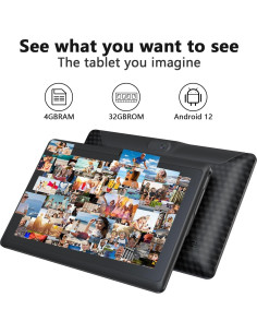 Tableta NOVOJOY 7" Android 12, 4GB RAM, 32GB, Dual Cam 2