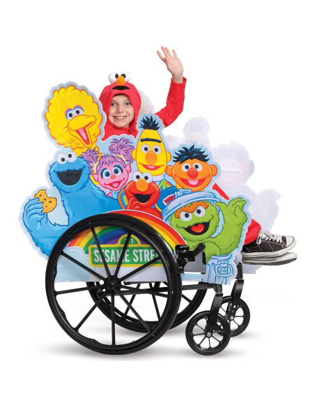 Disfraz Adaptativo de Silla de Ruedas Sesame Street