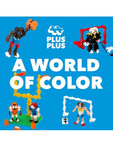 Set de Construcción Plus-Plus Deportes 380 Piezas - Juguete STEM