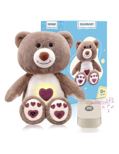 DEARBABY Soporte para Sueño de Bebé Oso con Sonidos Calmantes