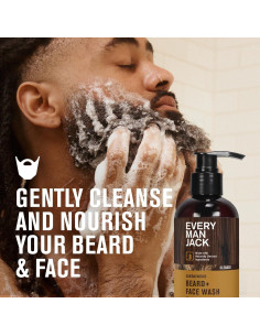 Every Man Jack Lavado de Barba Madera de Sándalo 2 Pack 2