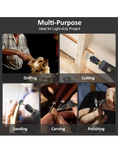 Herramienta Rotativa Inalámbrica CHOKMAX 3.7V 42 Accesorios