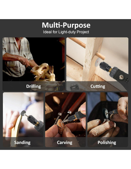 Herramienta Rotativa Inalámbrica CHOKMAX 3.7V 42 Accesorios