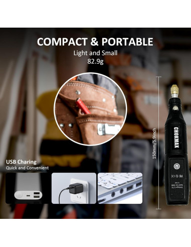 Herramienta Rotativa Inalámbrica CHOKMAX 3.7V 42 Accesorios