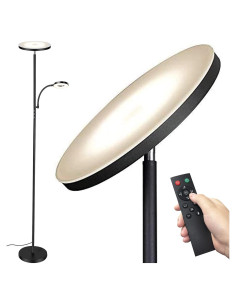 Lámpara de Pie LED Marctronic 42W Regulable con Control Remoto