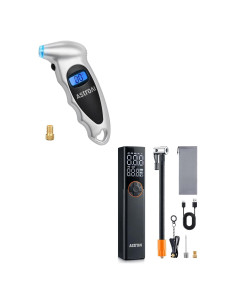 Compresor de Aire Portátil AstroAI 150 PSI para Bicicletas