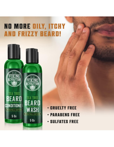 Juego de Lavado y Acondicionador de Barba Viking Revolution 141g