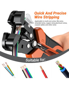 Pelacables Profesional Preciva 3 en 1 para AWG 24-10 2