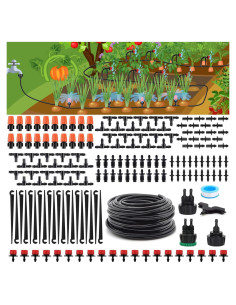 Kit de Riego por Goteo Flantor 15.24 m Automático Ahorra Agua