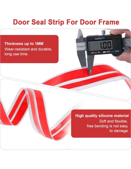 Cinta de Sellado para Puerta BADAO TPE 11m Transparente Cinta de Sellado para Puerta BADAO TPE 11m Transparente