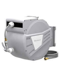 Carrete de Manguera Retráctil Blütezeit 5/8" x 30 m con Boquilla 9 Funciones