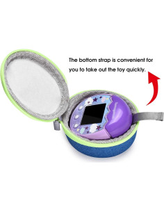 Funda de Almacenamiento Seracle para Tamagotchi Pix Azul 2