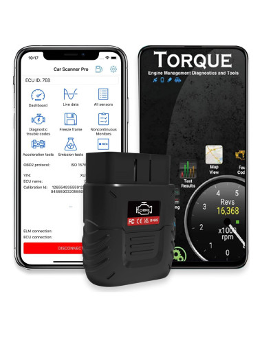 Escáner OBD2 Bluetooth SinoTrack V019 Diagnóstico Automotriz