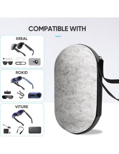 Funda Dura SARLAR para Gafas XREAL Air y Rokid Air 2