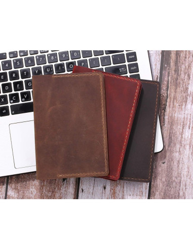 Cubierta de Diario de Cuero Robrasim Mini 8.9x14 cm Marrón