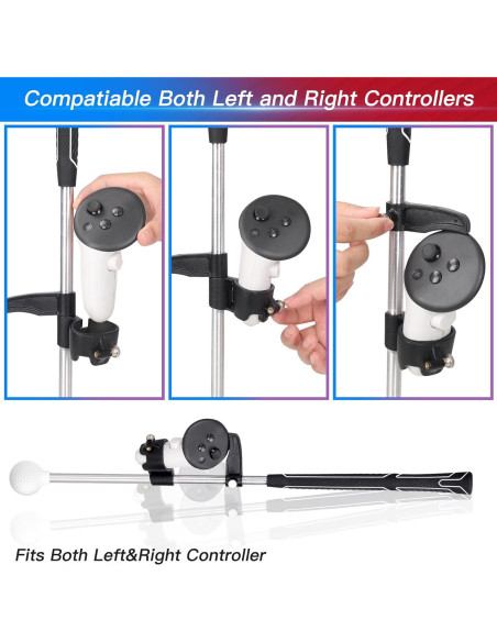 Club de Golf VR X-super para Meta Quest 3/3S - Realista y Seguro