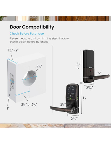 Cerradura Inteligente Lockly Secure Plus Bluetooth Huella