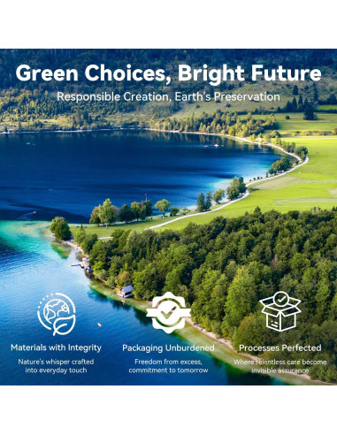 Espejo de Aumento 1X/30X Auxmir Redondo 30 cm para Maquillaje